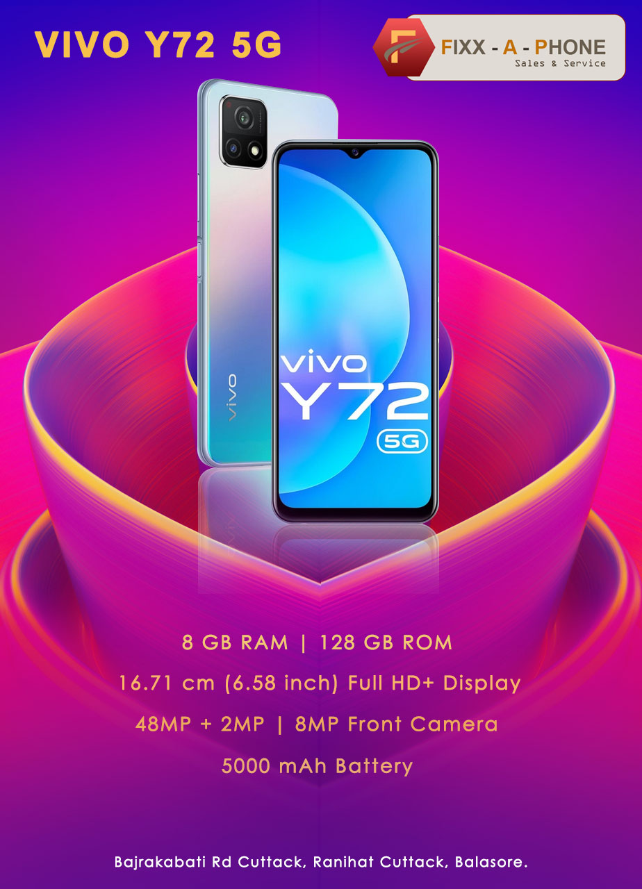 VIVO Y72 (Slate Gray, 8GB RAM, 128GB Storage)